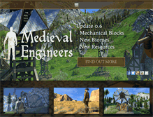Tablet Screenshot of medievalengineers.com